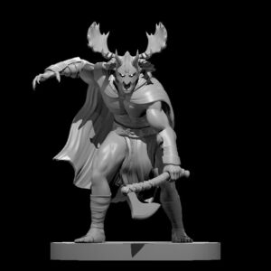 Trollkin Reaver RPG 3D Miniatūra