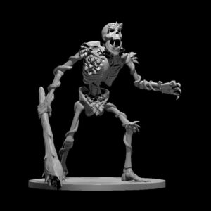 Vine Troll Skeleton RPG 3D Miniatūra