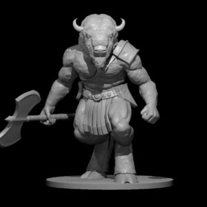 Werebuffalo RPG 3D Miniatūra
