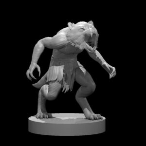 Werepomeranian RPG 3D Miniatūra