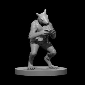 Wererat 3 RPG 3D Miniatūra