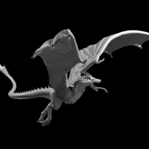 Wyvern Updated Flying RPG 3D Miniatūra