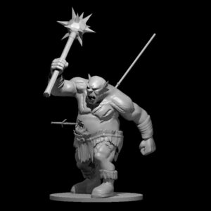 Zombie Ogre RPG 3D Miniatūra