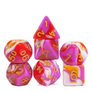 Ember Bloom Dice RPG Akriliniai Kauliukai