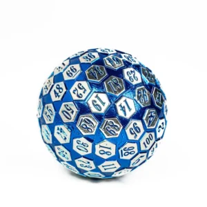Sapphire Metallic D100 RPG Metal Dice