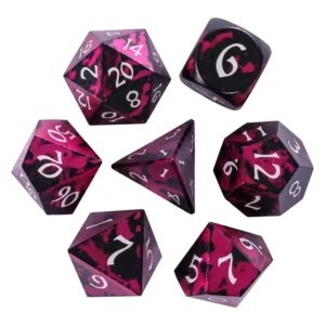 Rose Veil Alloy Anodized RPG Aliumininiai Kauliukai