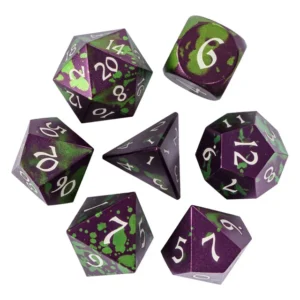 Venom Veil Alloy Anodized RPG Aliumininiai Kauliukai