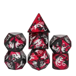 Dragonblood Anodized RPG Aliumininiai Kauliukai