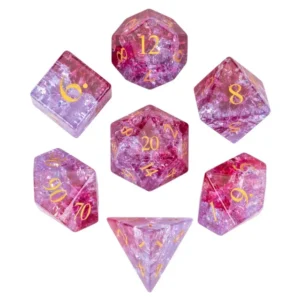 Shattered Rose RPG Glass Dice
