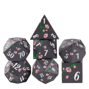 Midnight Sakura RPG Metaliniai Kauliukai