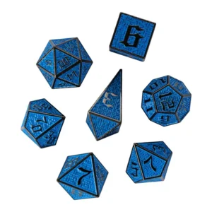 Azure Labyrinth RPG Metaliniai Kauliukai