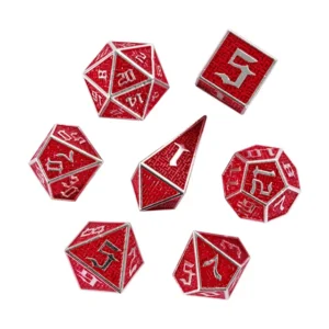 Scarlet Labyrinth RPG Metaliniai Kauliukai