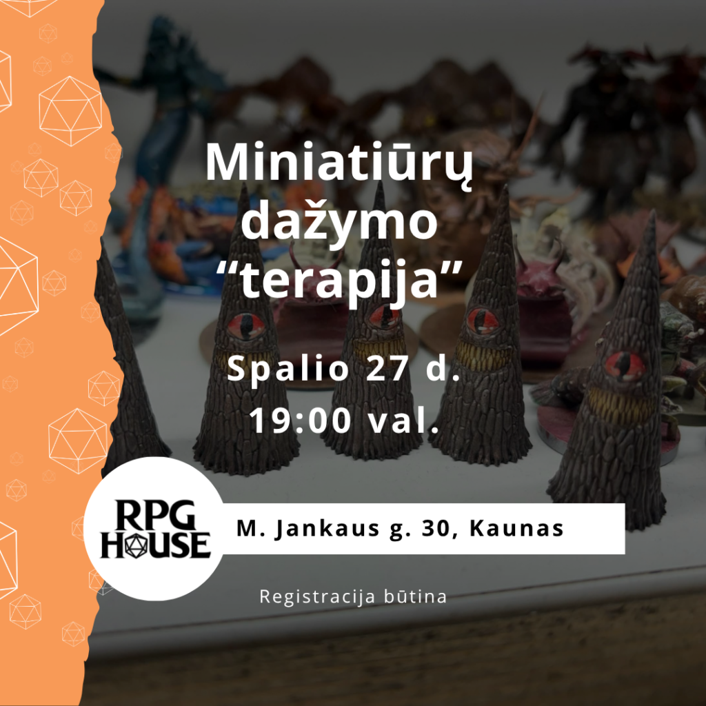 Miniatiūrų dažymo vakaras :art:
